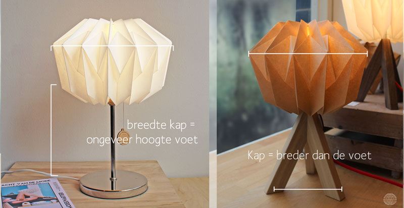 Psychologisch Klant borstel 7 tips om de juiste lampenkap te vinden – Daniëlle Origami Lampen