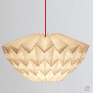 grote hanglamp wit papier