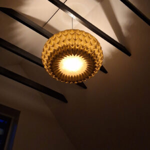 grote videlamp - zandbruin -lichtgewicht